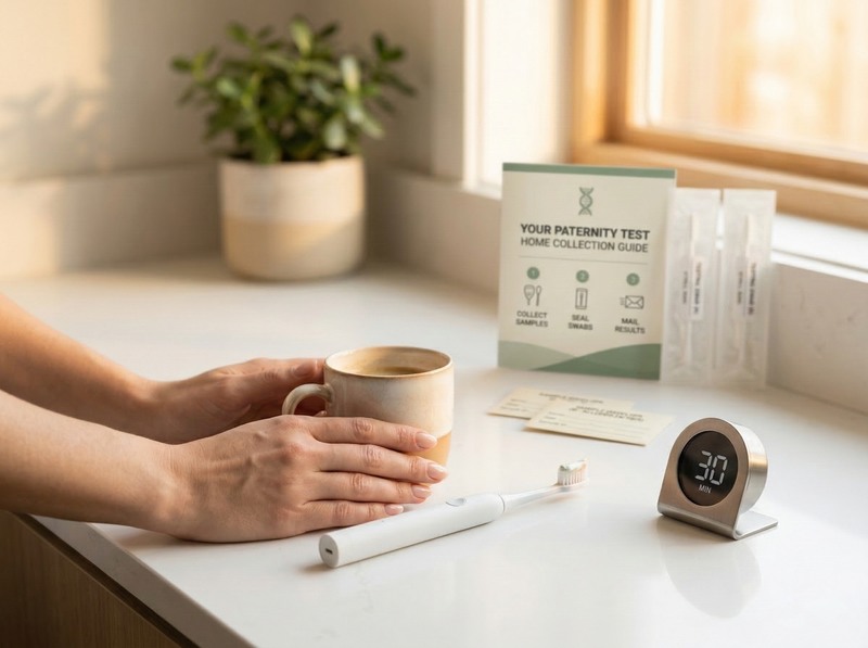 Preparazione prima del prelievo del DNA — non fumare, non mangiare, non lavarsi i denti